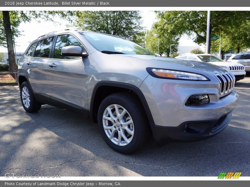 Billet Silver Metallic / Black 2018 Jeep Cherokee Latitude