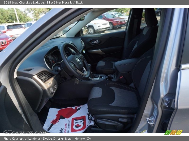 Billet Silver Metallic / Black 2018 Jeep Cherokee Latitude
