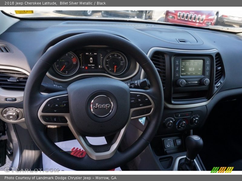 Billet Silver Metallic / Black 2018 Jeep Cherokee Latitude