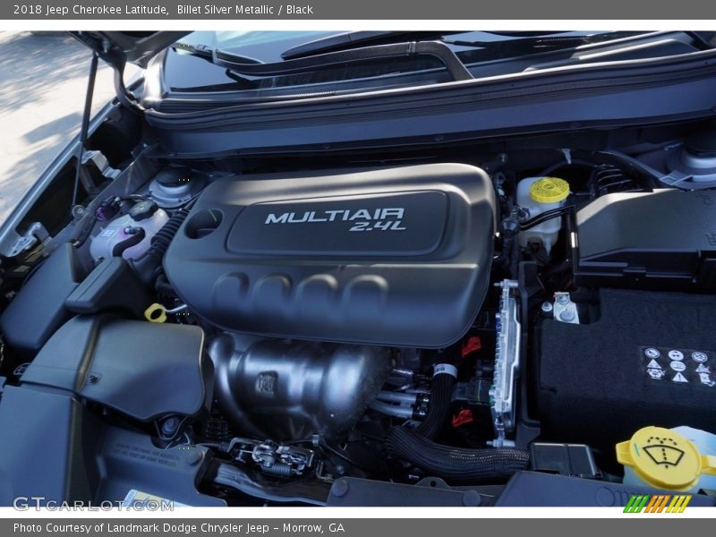 Billet Silver Metallic / Black 2018 Jeep Cherokee Latitude