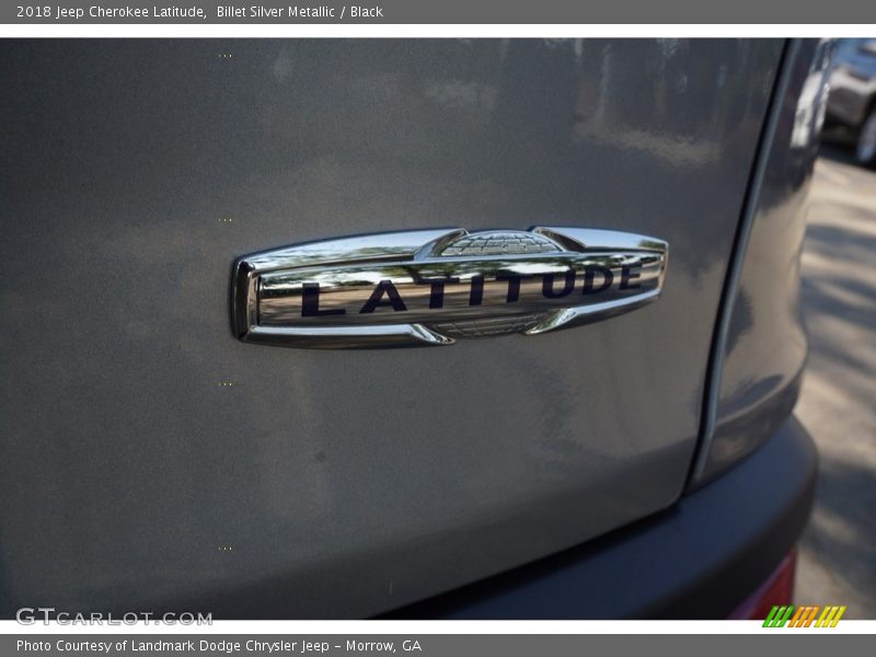 Billet Silver Metallic / Black 2018 Jeep Cherokee Latitude