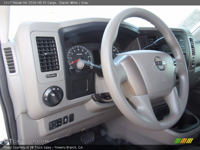 Glacier White / Gray 2017 Nissan NV 2500 HD SV Cargo