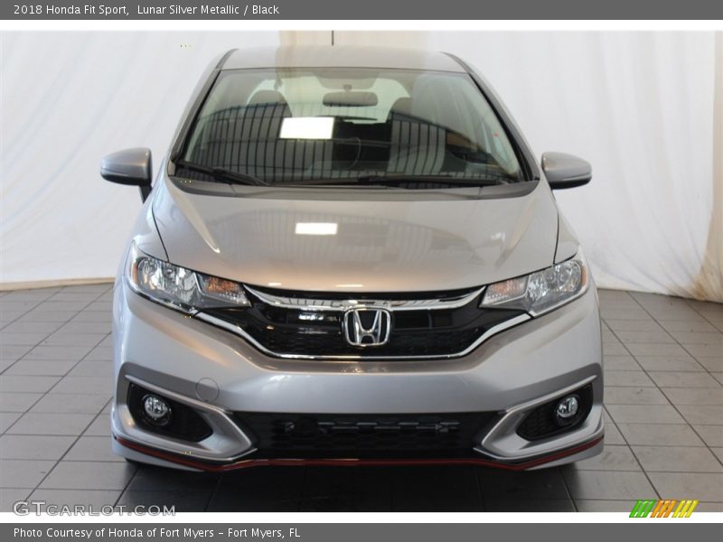 Lunar Silver Metallic / Black 2018 Honda Fit Sport