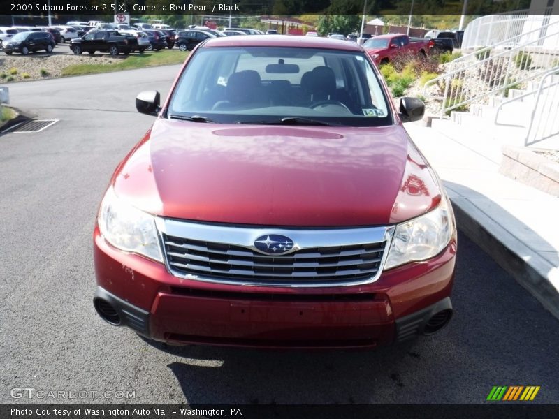 Camellia Red Pearl / Black 2009 Subaru Forester 2.5 X