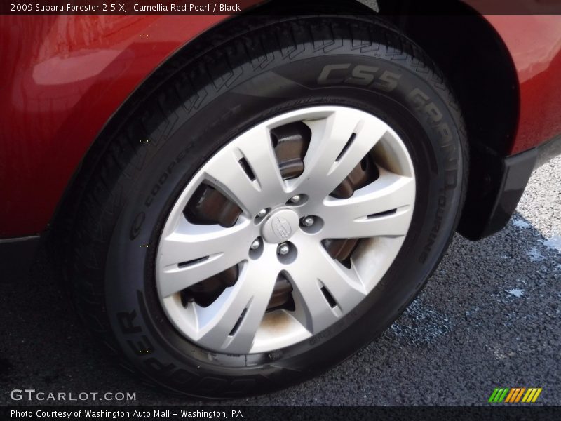 Camellia Red Pearl / Black 2009 Subaru Forester 2.5 X
