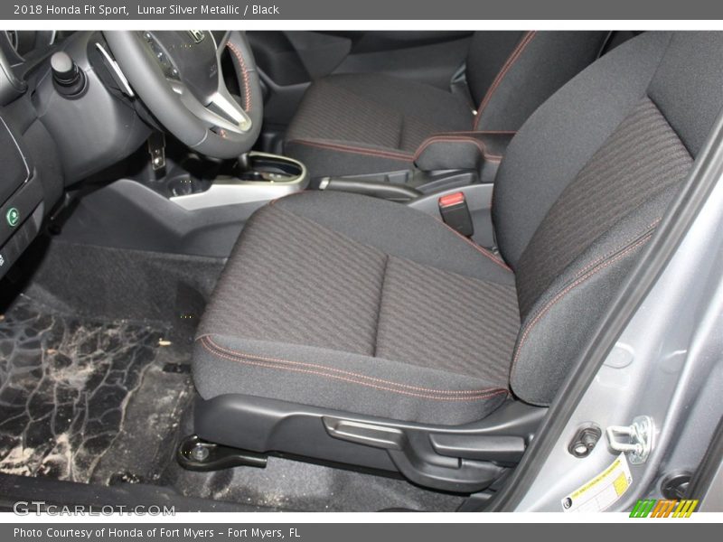 Lunar Silver Metallic / Black 2018 Honda Fit Sport