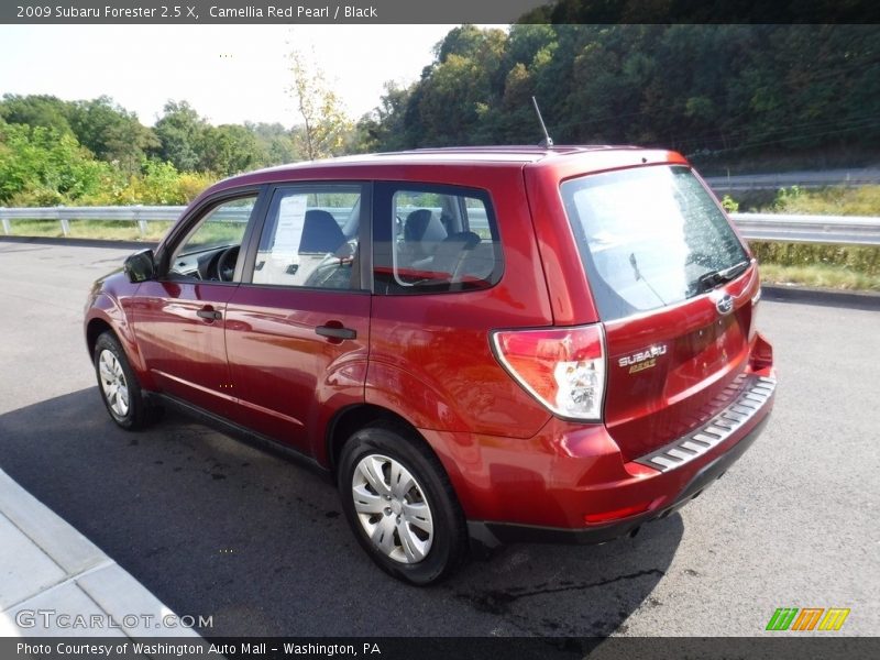 Camellia Red Pearl / Black 2009 Subaru Forester 2.5 X
