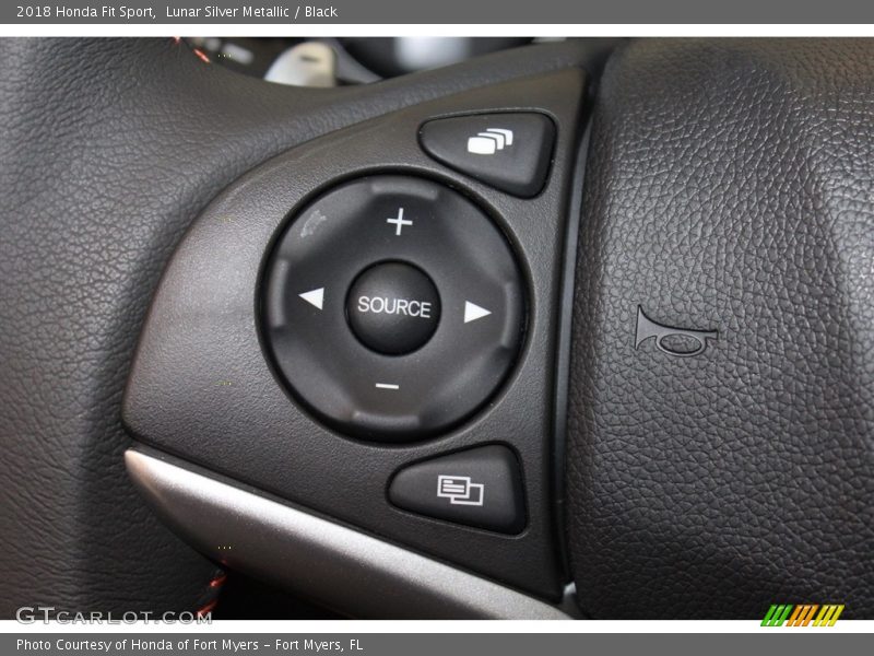 Lunar Silver Metallic / Black 2018 Honda Fit Sport