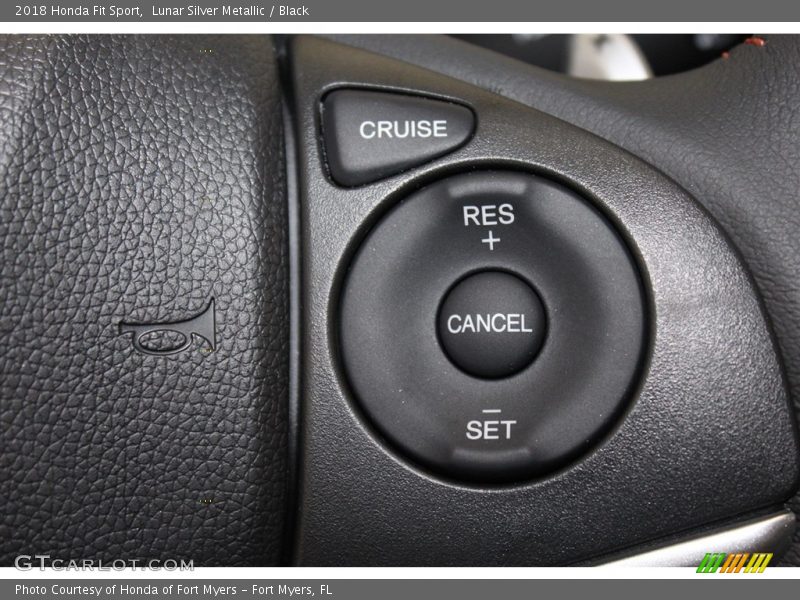 Lunar Silver Metallic / Black 2018 Honda Fit Sport