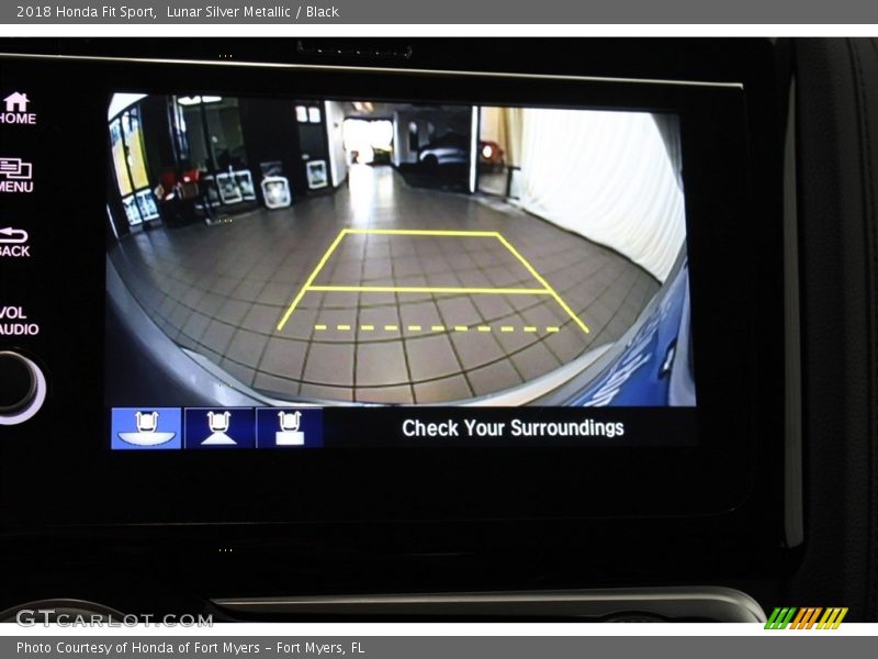 Lunar Silver Metallic / Black 2018 Honda Fit Sport