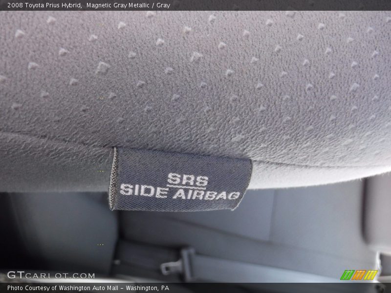 Magnetic Gray Metallic / Gray 2008 Toyota Prius Hybrid