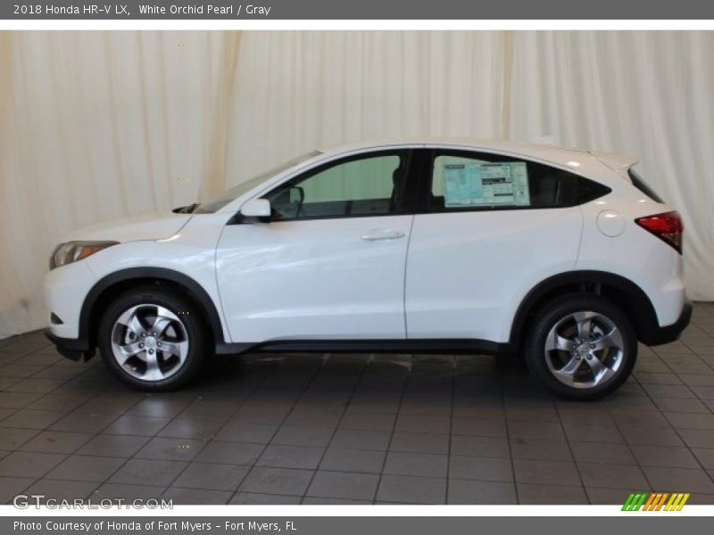 White Orchid Pearl / Gray 2018 Honda HR-V LX