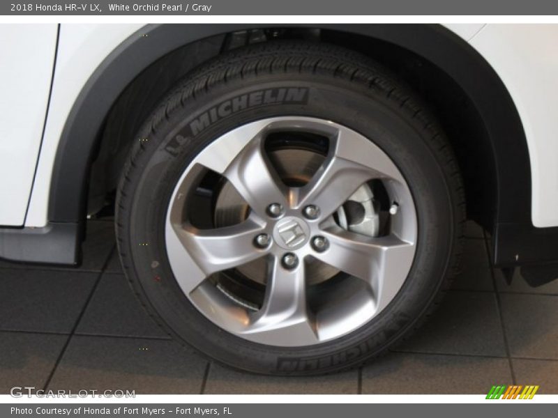 White Orchid Pearl / Gray 2018 Honda HR-V LX