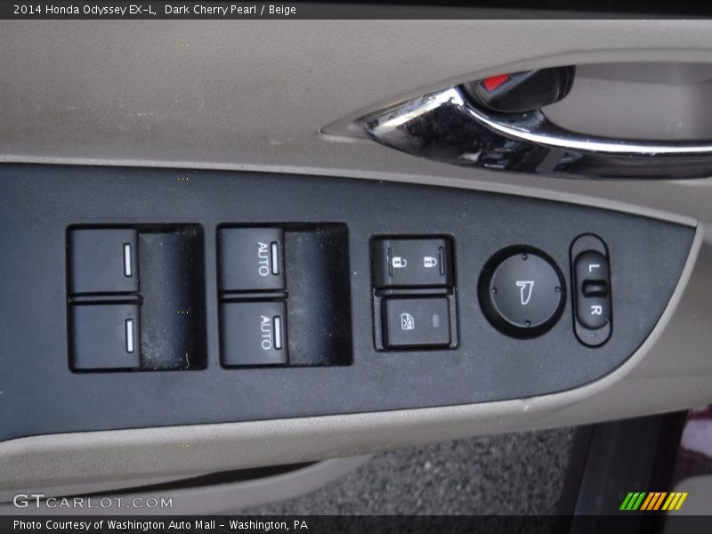 Dark Cherry Pearl / Beige 2014 Honda Odyssey EX-L