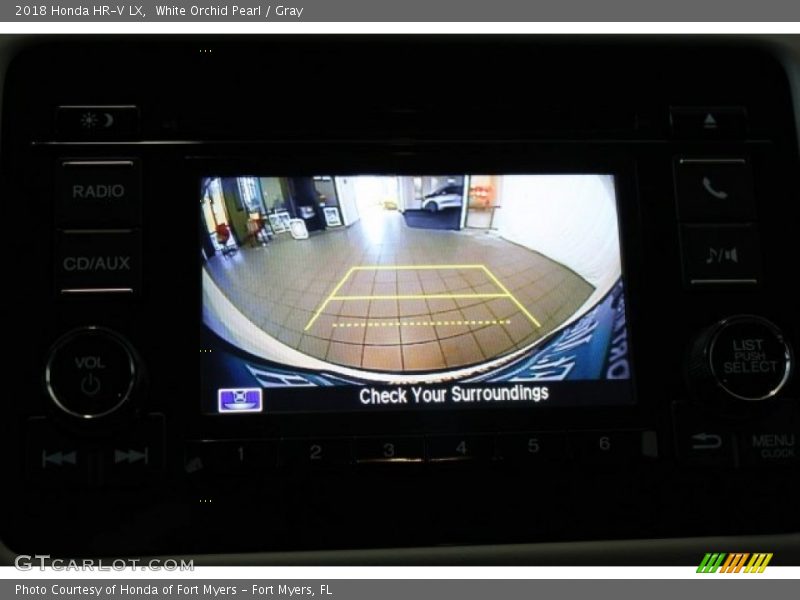 White Orchid Pearl / Gray 2018 Honda HR-V LX
