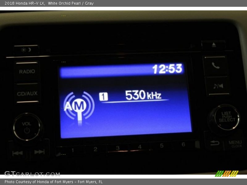 White Orchid Pearl / Gray 2018 Honda HR-V LX