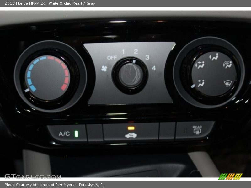 White Orchid Pearl / Gray 2018 Honda HR-V LX