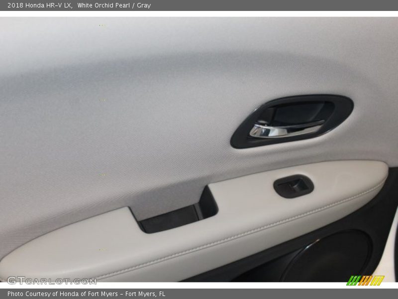 White Orchid Pearl / Gray 2018 Honda HR-V LX
