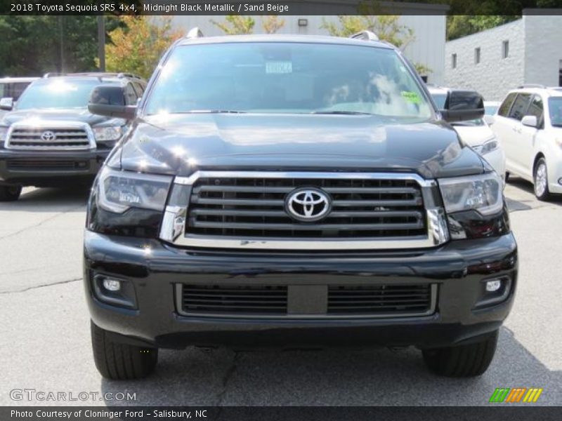 Midnight Black Metallic / Sand Beige 2018 Toyota Sequoia SR5 4x4