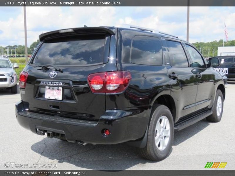Midnight Black Metallic / Sand Beige 2018 Toyota Sequoia SR5 4x4