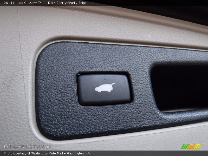 Dark Cherry Pearl / Beige 2014 Honda Odyssey EX-L