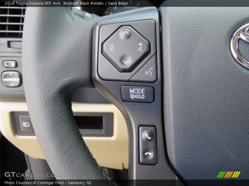 Controls of 2018 Sequoia SR5 4x4