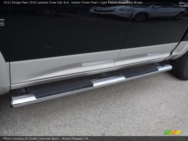 Hunter Green Pearl / Light Pebble Beige/Bark Brown 2011 Dodge Ram 1500 Laramie Crew Cab 4x4