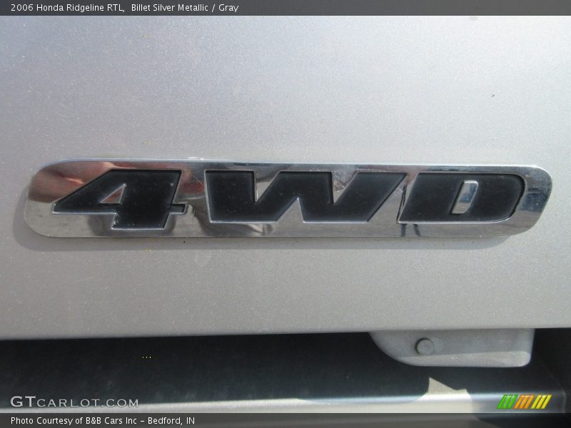 Billet Silver Metallic / Gray 2006 Honda Ridgeline RTL
