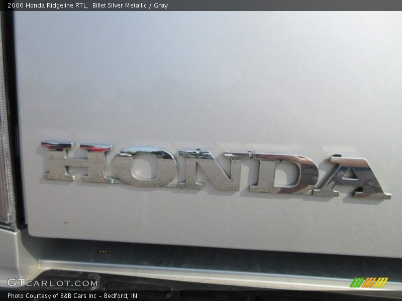 Billet Silver Metallic / Gray 2006 Honda Ridgeline RTL