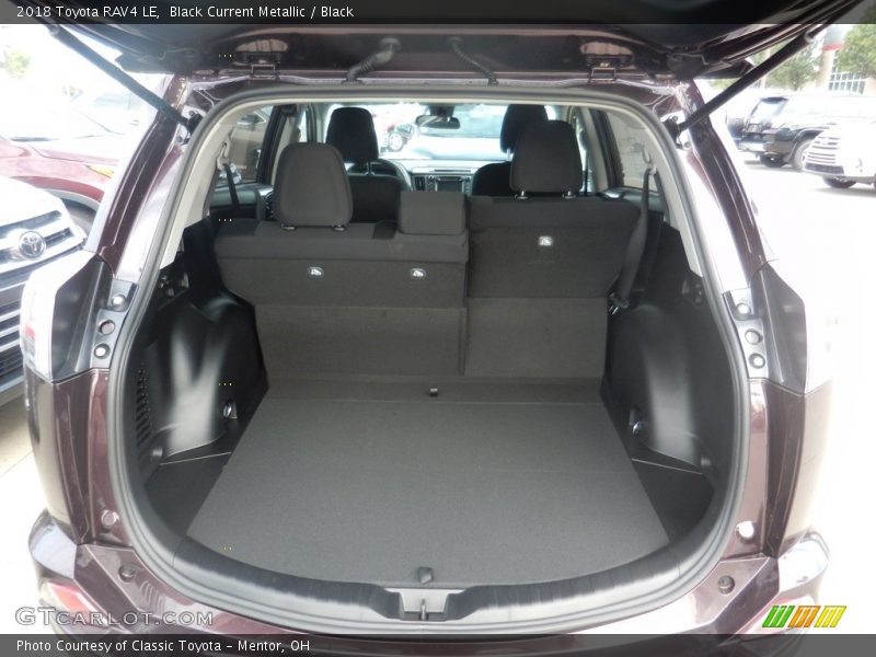 Black Current Metallic / Black 2018 Toyota RAV4 LE