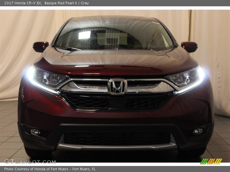 Basque Red Pearl II / Gray 2017 Honda CR-V EX