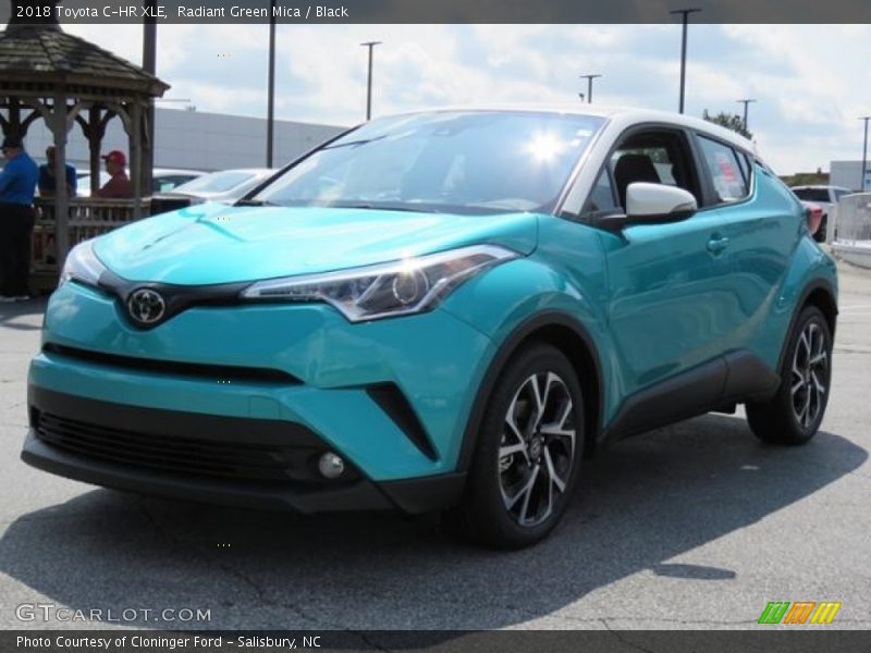 Radiant Green Mica / Black 2018 Toyota C-HR XLE