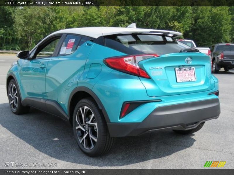 Radiant Green Mica / Black 2018 Toyota C-HR XLE