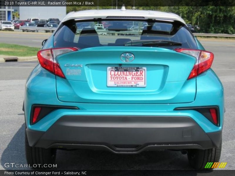 Radiant Green Mica / Black 2018 Toyota C-HR XLE