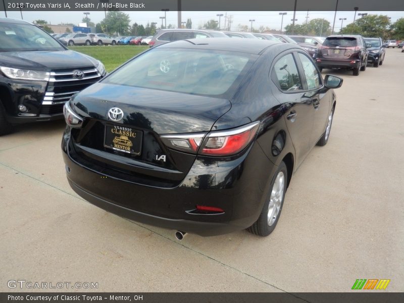 Stealth / Mid-Blue Black 2018 Toyota Yaris iA