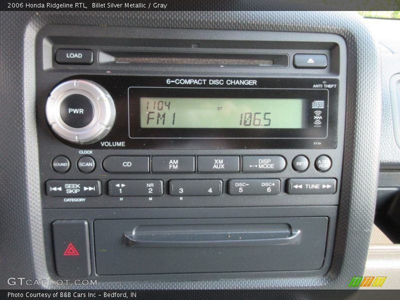 Billet Silver Metallic / Gray 2006 Honda Ridgeline RTL