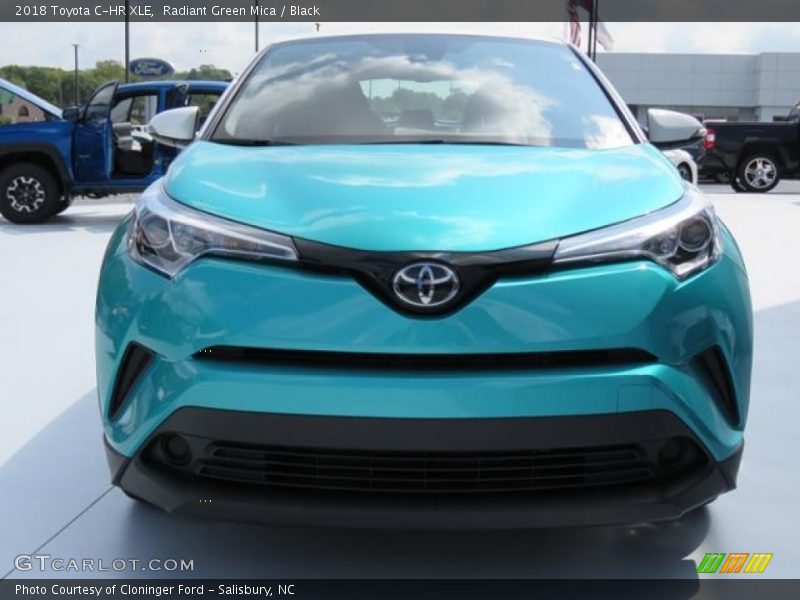 Radiant Green Mica / Black 2018 Toyota C-HR XLE