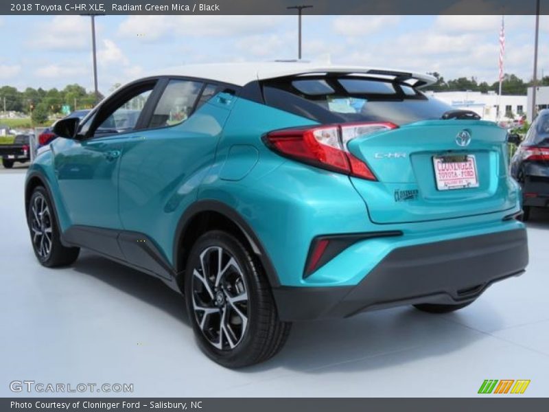 Radiant Green Mica / Black 2018 Toyota C-HR XLE