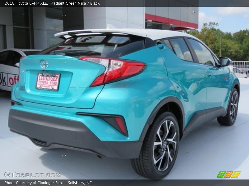 Radiant Green Mica / Black 2018 Toyota C-HR XLE