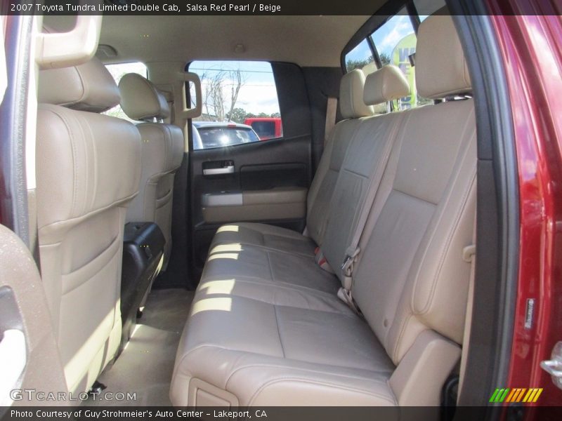Salsa Red Pearl / Beige 2007 Toyota Tundra Limited Double Cab