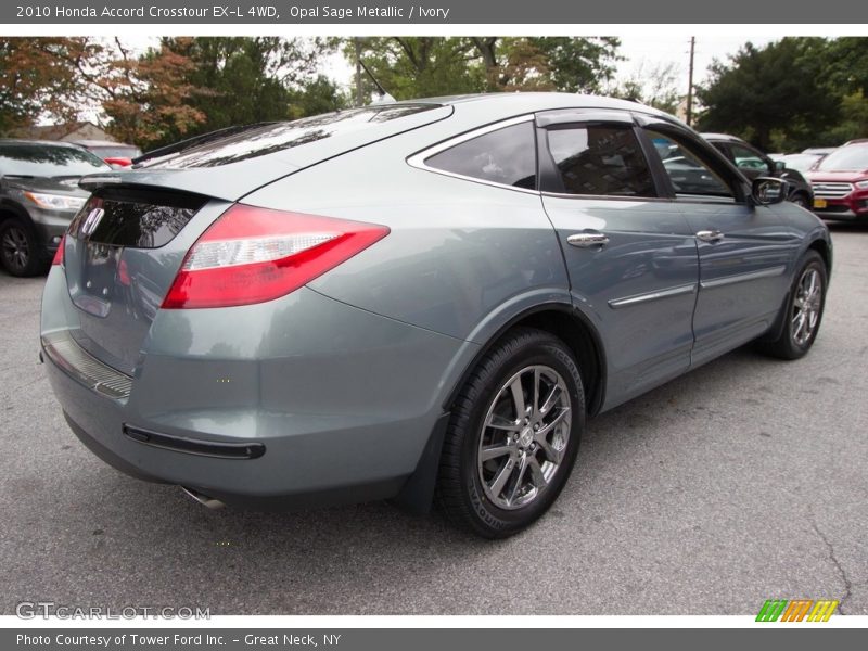 Opal Sage Metallic / Ivory 2010 Honda Accord Crosstour EX-L 4WD