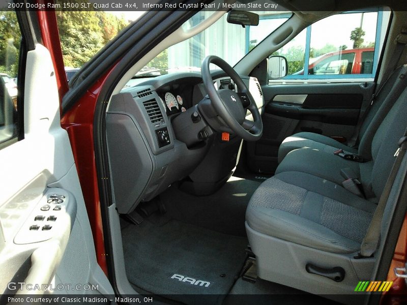 Inferno Red Crystal Pearl / Medium Slate Gray 2007 Dodge Ram 1500 SLT Quad Cab 4x4