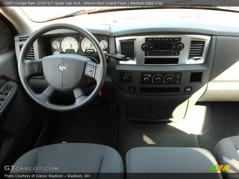 Inferno Red Crystal Pearl / Medium Slate Gray 2007 Dodge Ram 1500 SLT Quad Cab 4x4