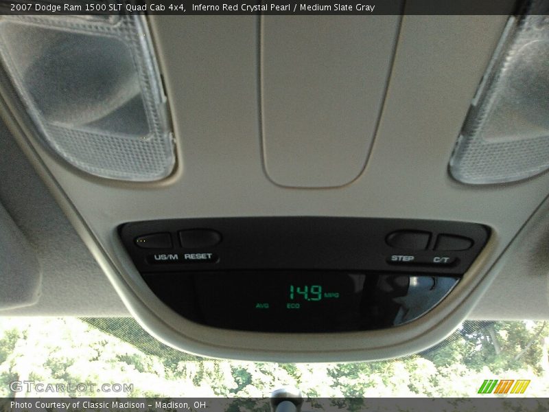Inferno Red Crystal Pearl / Medium Slate Gray 2007 Dodge Ram 1500 SLT Quad Cab 4x4