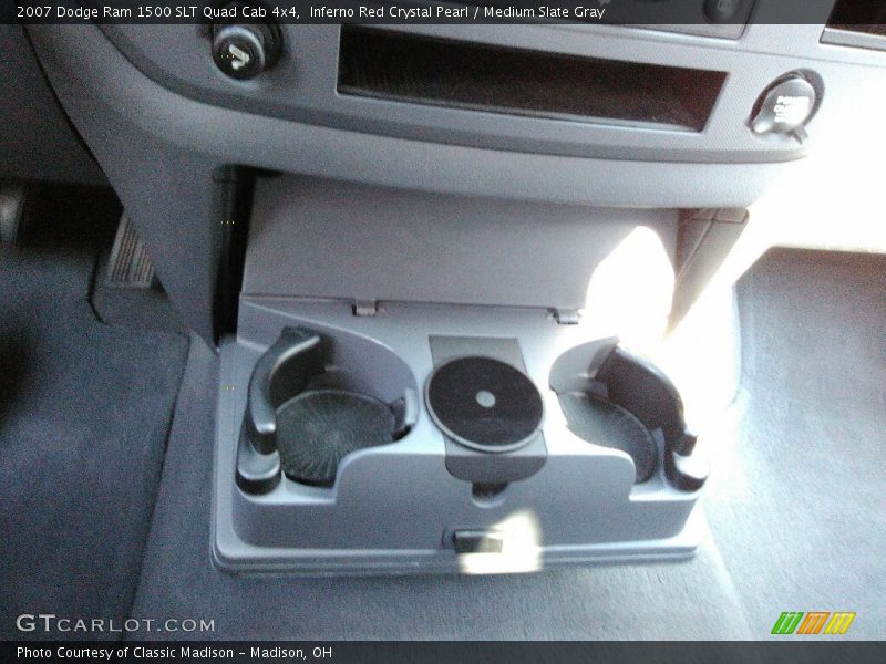 Inferno Red Crystal Pearl / Medium Slate Gray 2007 Dodge Ram 1500 SLT Quad Cab 4x4