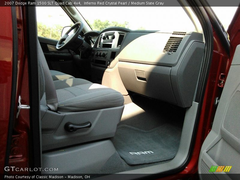 Inferno Red Crystal Pearl / Medium Slate Gray 2007 Dodge Ram 1500 SLT Quad Cab 4x4