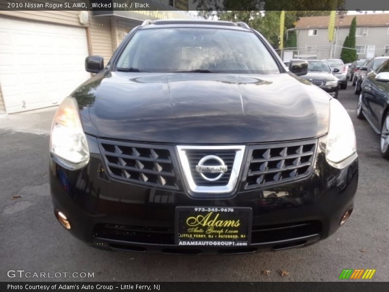 Wicked Black / Black 2010 Nissan Rogue SL AWD
