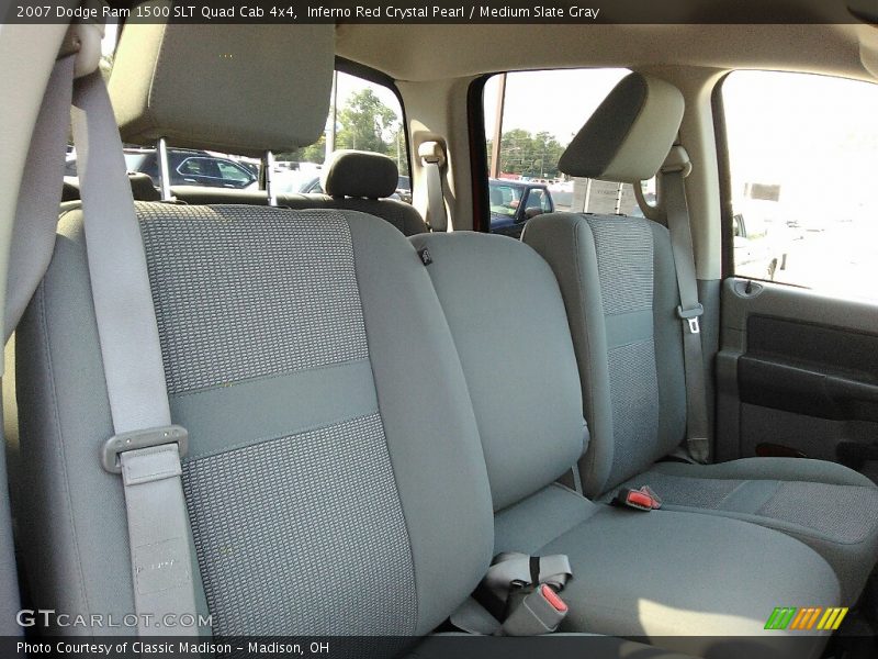 Inferno Red Crystal Pearl / Medium Slate Gray 2007 Dodge Ram 1500 SLT Quad Cab 4x4