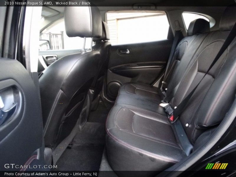 Wicked Black / Black 2010 Nissan Rogue SL AWD