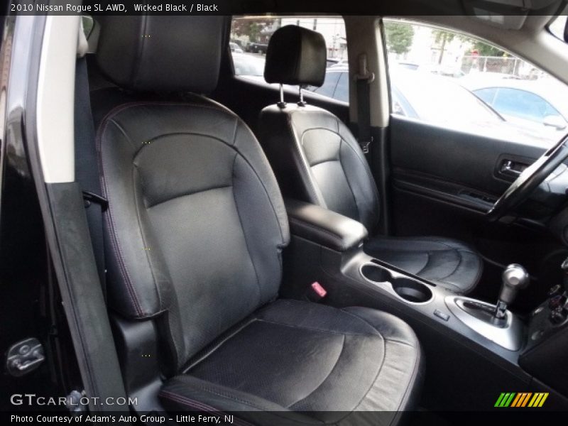 Wicked Black / Black 2010 Nissan Rogue SL AWD